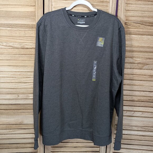 TEK GEAR Gray Long Sleeve Sweatshirt Size XXL NWT - Picture 1 of 6